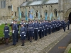 Squadron Banners outside Christchurch Priory